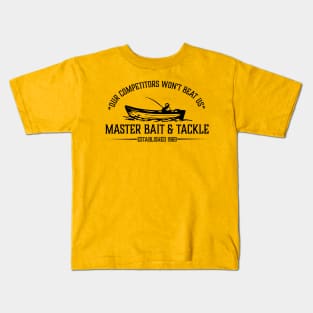 Master Bait & Tackle Kids T-Shirt